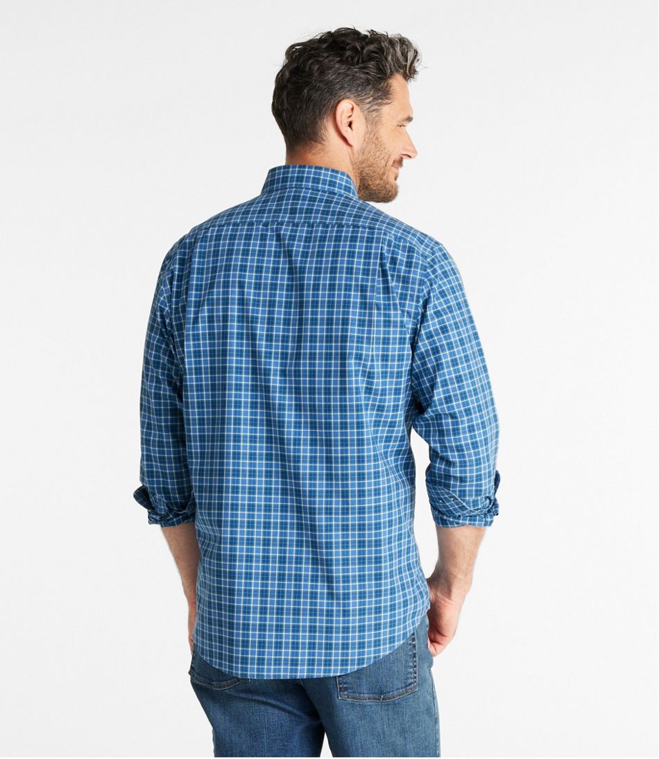 Men's Wrinkle-Free Kennebunk Sport Shirt, Slightly Fitted Check / L.L.Bean