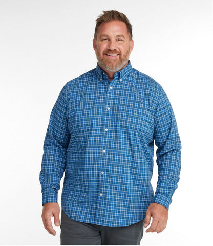Men's Wrinkle-Free Kennebunk Sport Shirt, Slightly Fitted Check / L.L.Bean