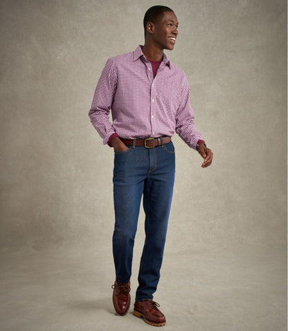 Men's Wrinkle-Free Kennebunk Sport Shirt, Slightly Fitted Check / L.L.Bean