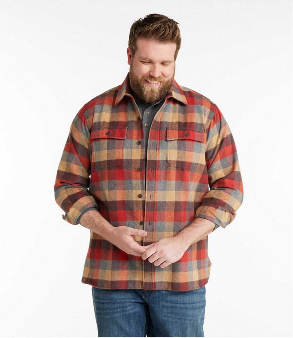 Men's Chamois Shirt, Traditional Fit, Plaid / L.L.Bean