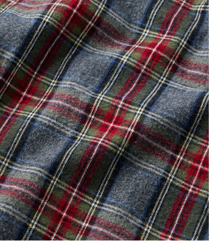 Men's Sherpa-Lined Scotch Plaid Shirt, Slightly Fitted / L.L.Bean