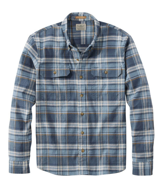 Men's Stonecoast Hemp Shirt, Long-Sleeve, Slightly Fitted Untucked Fit / L.L.Bean