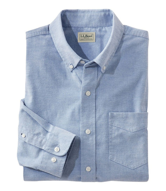 Men's Comfort Stretch® Oxford Shirt, Slightly Fitted Untucked Fit / L.L.Bean