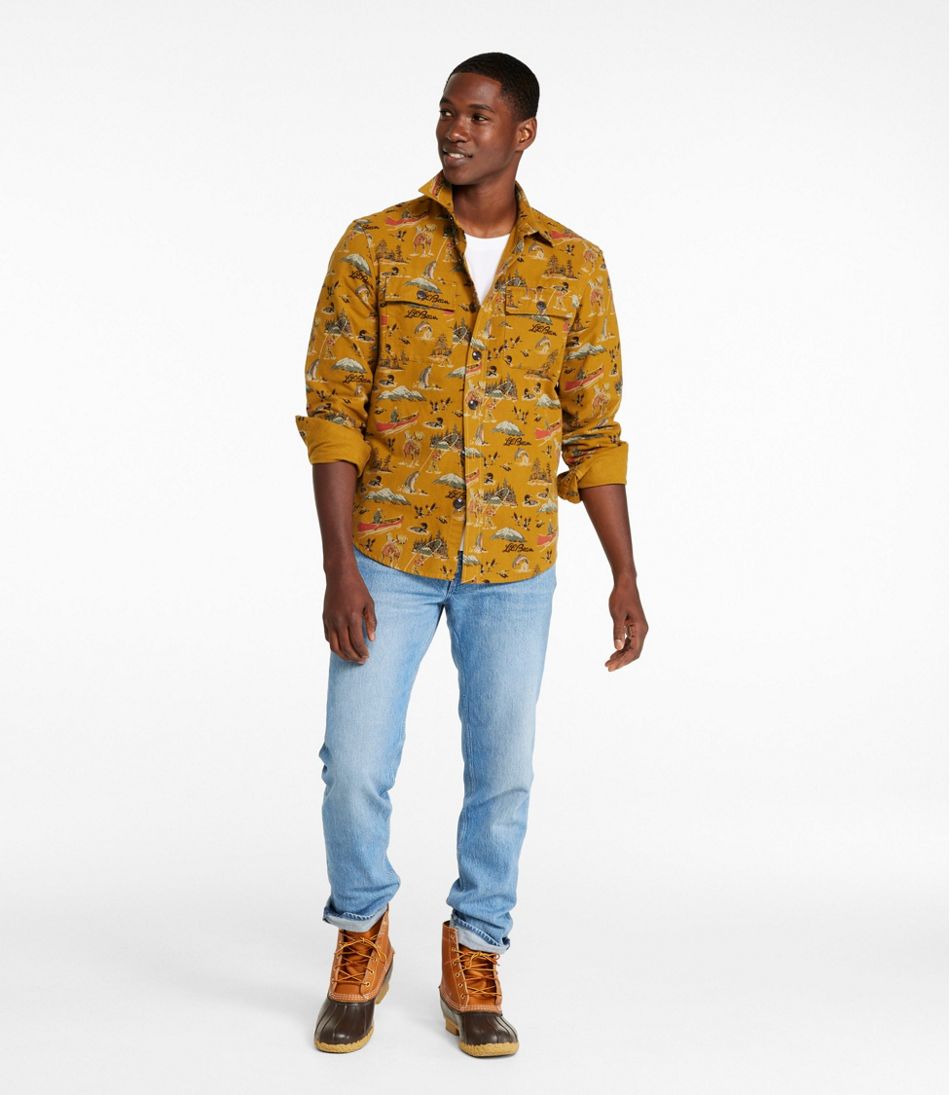 Men's Signature 1933 Chamois Cloth Shirt, Slim Fit, Pattern / L.L.Bean