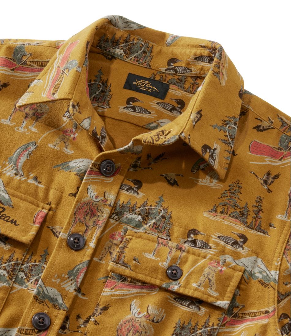 Men's Signature 1933 Chamois Cloth Shirt, Slim Fit, Pattern / L.L.Bean