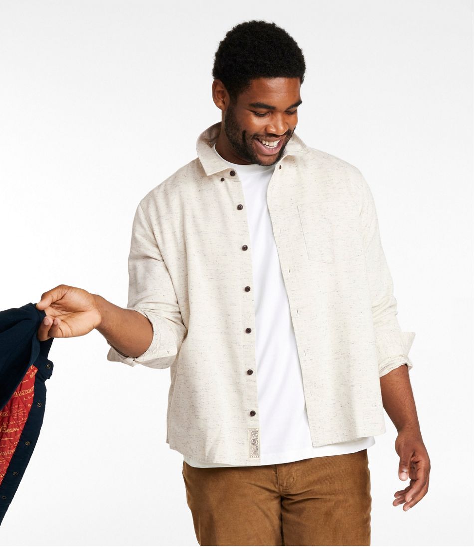Men's Signature Donegal Woven Shirt, Long-Sleeve / L.L.Bean