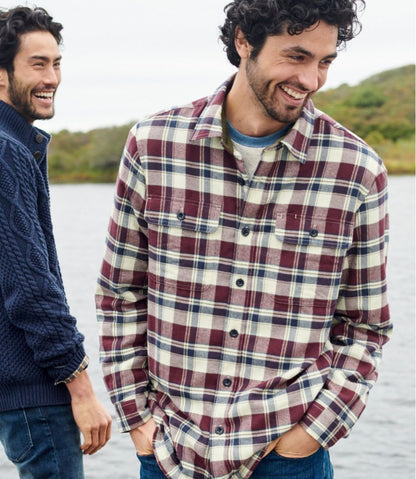 Men's Fleece-Lined Flannel Shirt, Traditional Fit / L.L.Bean