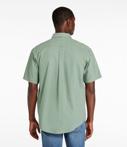 Men's Sunwashed Canvas Shirt, Traditional Fit Short-Sleeve / L.L.Bean