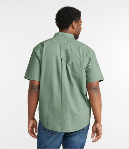 Men's Sunwashed Canvas Shirt, Traditional Fit Short-Sleeve / L.L.Bean