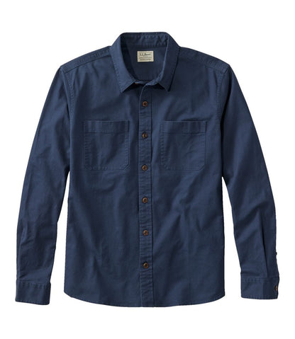 Men's BeanFlex® Twill Shirt, Slightly Fitted Untucked Fit, Long-Sleeve / L.L.Bean