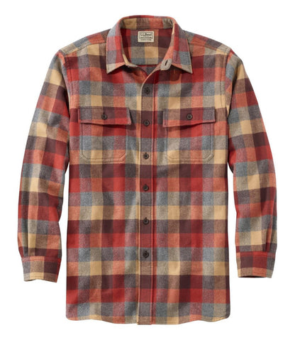 Men's Chamois Shirt, Slightly Fitted, Plaid / L.L.Bean