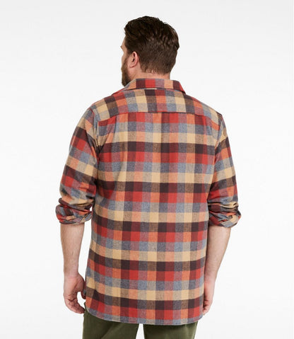 Men's Chamois Shirt, Slightly Fitted, Plaid / L.L.Bean