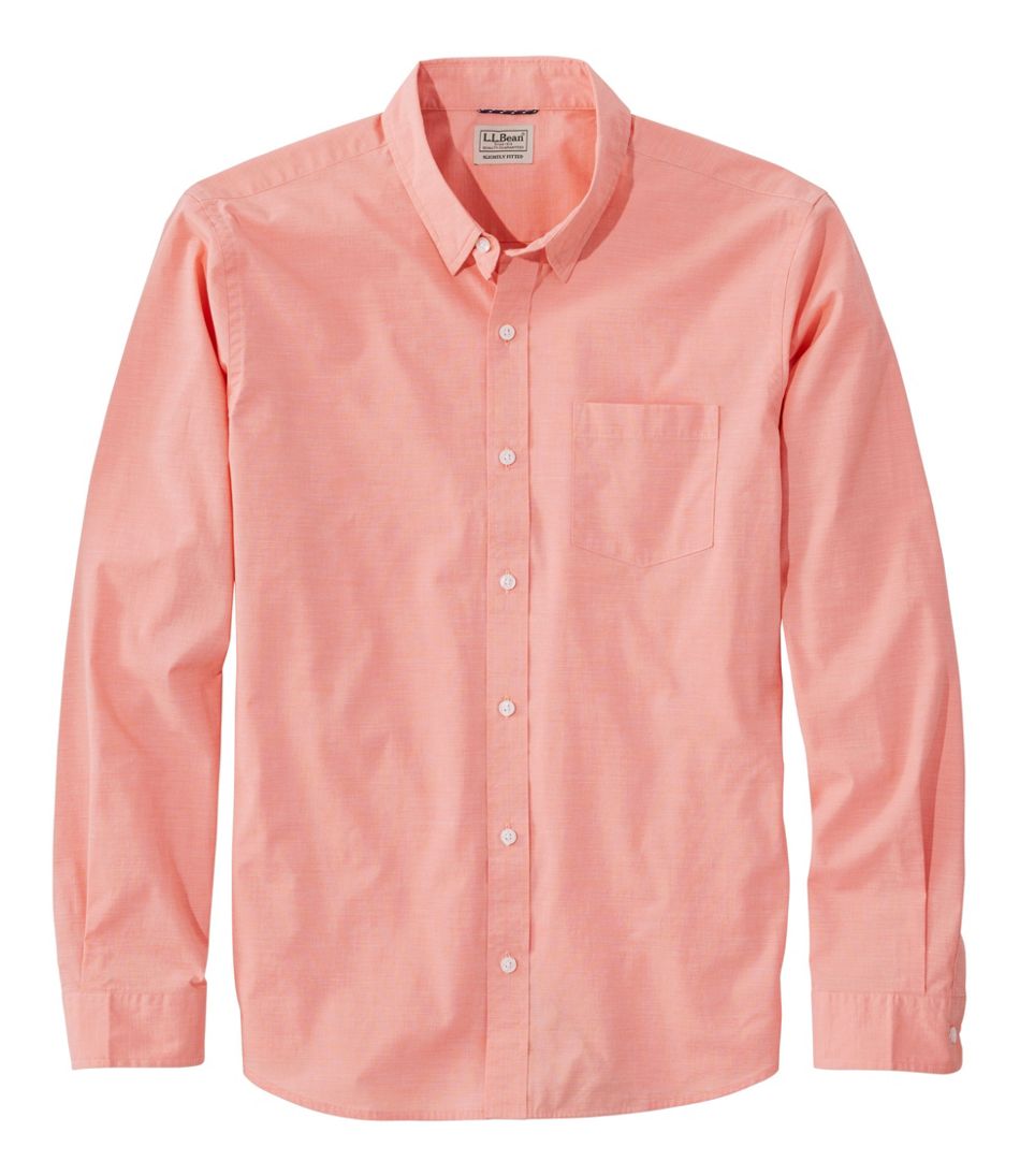 Men's Comfort Stretch Performance® Shirt, Long-Sleeve, Slightly Fitted Untucked Fit / L.L.Bean