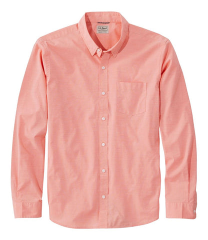 Men's Comfort Stretch Performance® Shirt, Long-Sleeve, Slightly Fitted Untucked Fit / L.L.Bean