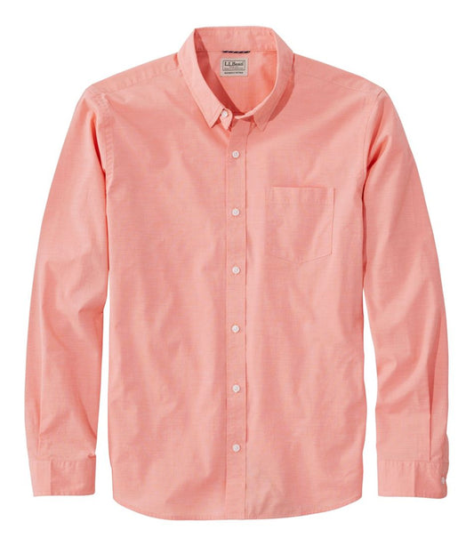 Men's Comfort Stretch Performance® Shirt, Long-Sleeve, Slightly Fitted Untucked Fit / L.L.Bean