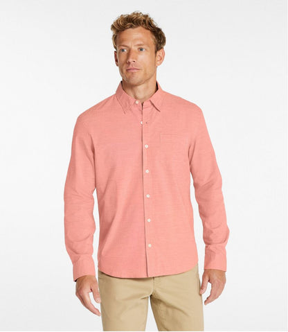 Men's Comfort Stretch Performance® Shirt, Long-Sleeve, Slightly Fitted Untucked Fit / L.L.Bean
