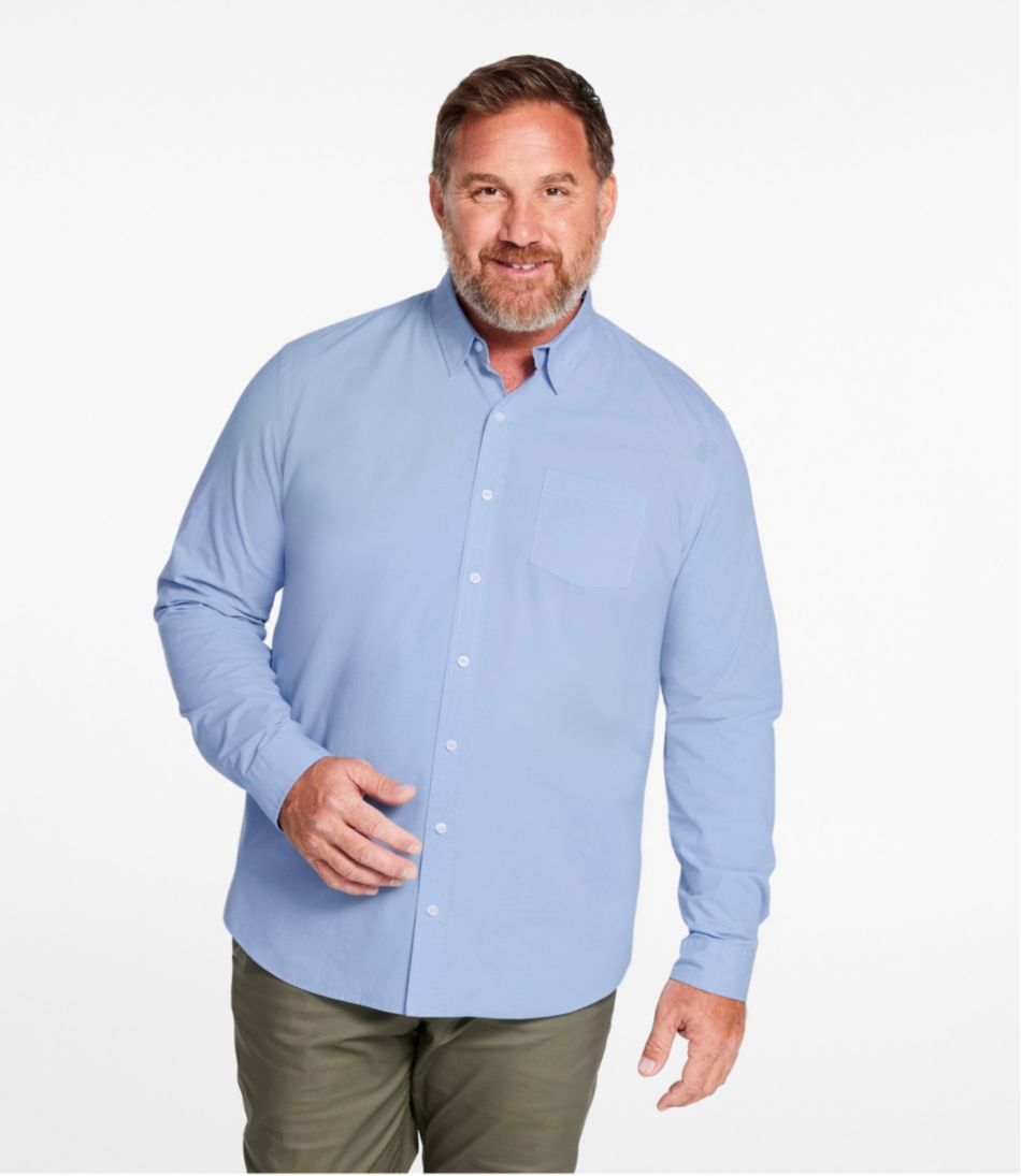 Men's Comfort Stretch Performance® Shirt, Long-Sleeve, Slightly Fitted Untucked Fit / L.L.Bean