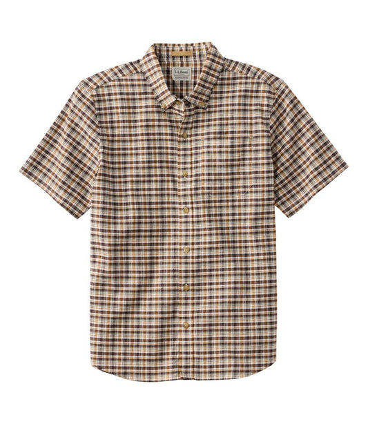 Men's Stonecoast Hemp Shirt, Short-Sleeve, Slightly Fitted Untucked Fit / L.L.Bean