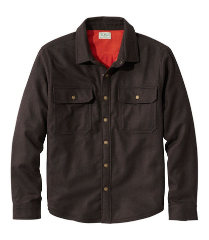 Men's Maine Guide Lightweight Lined Wool Field Shirt / L.L.Bean