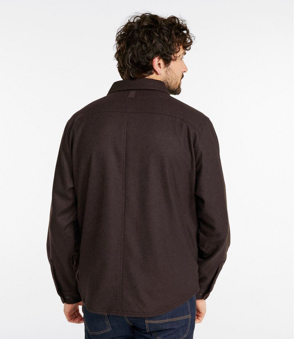 Men's Maine Guide Lightweight Lined Wool Field Shirt / L.L.Bean