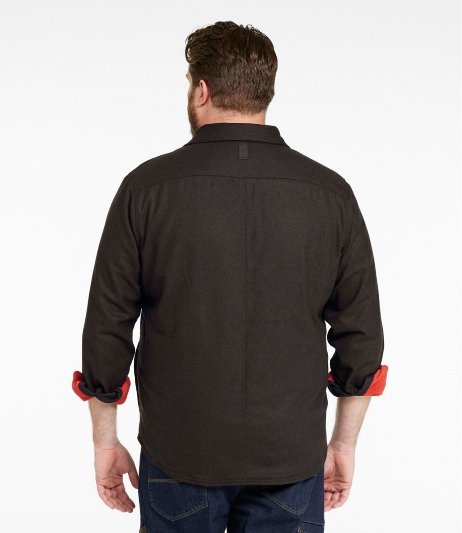 Men's Maine Guide Lightweight Lined Wool Field Shirt / L.L.Bean