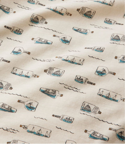 Men's Lakewashed Performance Shirts, Button-Front Shirt, Short-Sleeve, Print / L.L.Bean