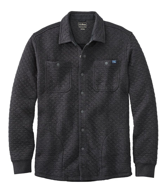 Men's Quilted Sweatshirts, Snap Overshirt / L.L.Bean