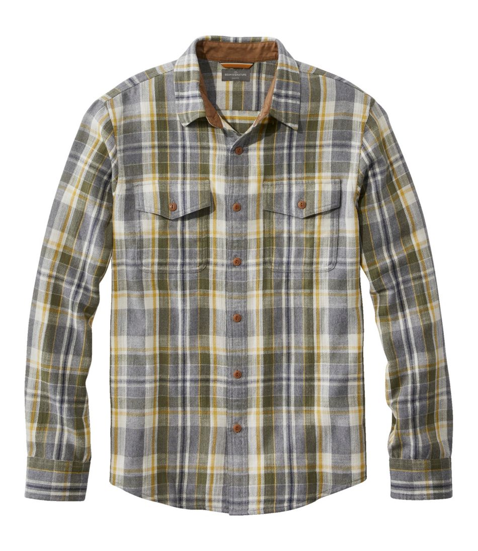Men's Signature Heritage Textured Flannel Shirt / L.L.Bean