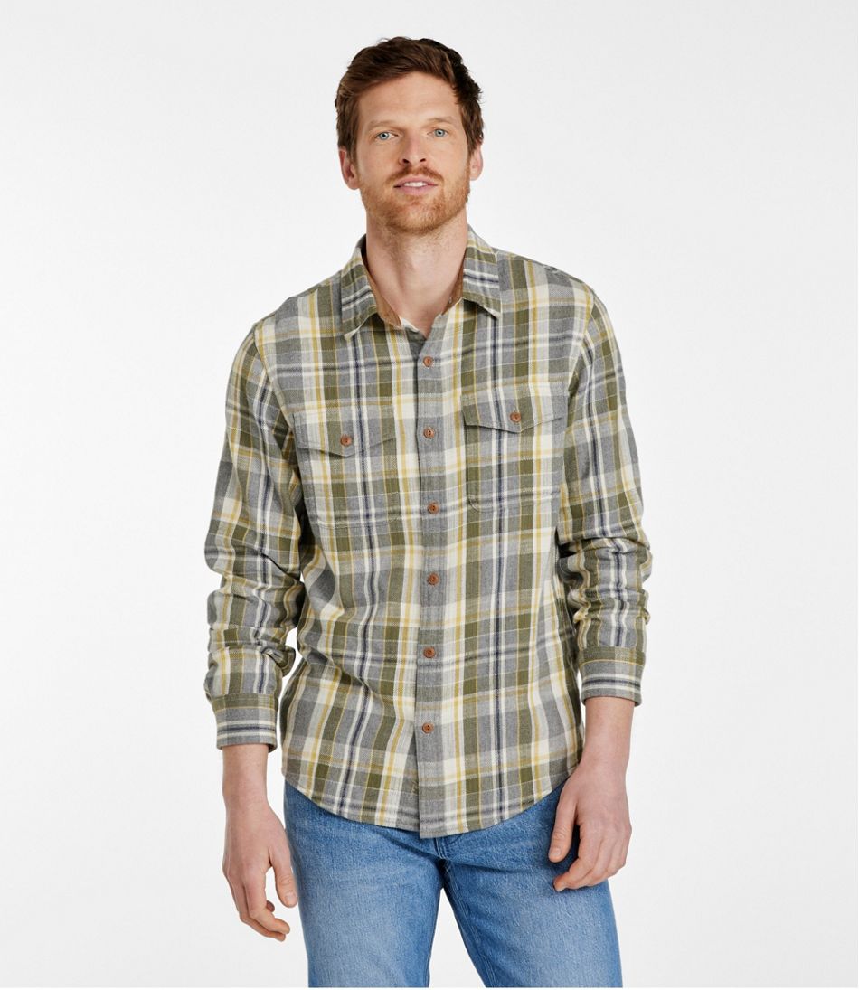 Men's Signature Heritage Textured Flannel Shirt / L.L.Bean