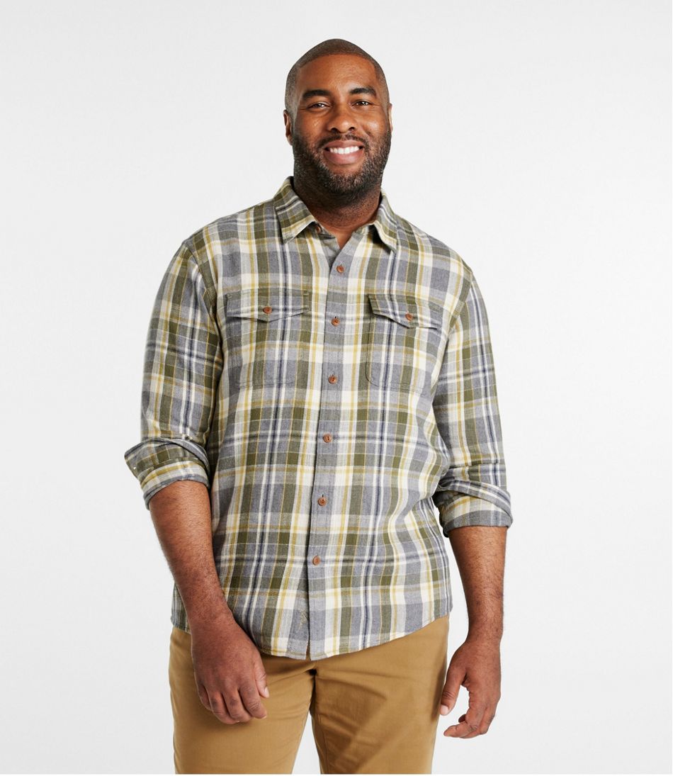 Men's Signature Heritage Textured Flannel Shirt / L.L.Bean