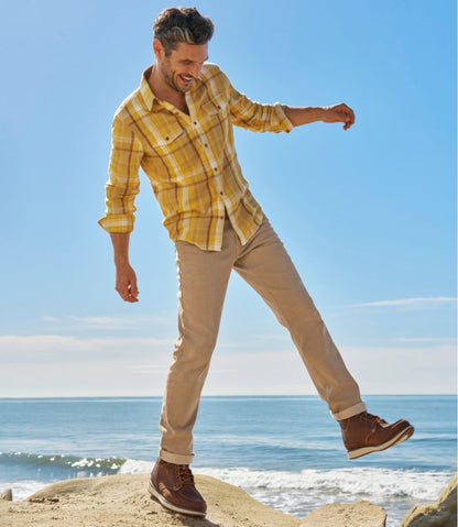 Men's Signature Heritage Textured Flannel Shirt / L.L.Bean