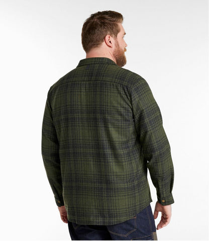 Men's Maine Guide Lightweight Wool Field Shirt, Plaid / L.L.Bean