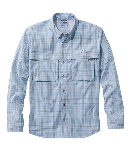 Men's Tropicwear Shirt, Plaid Long-Sleeve / L.L.Bean