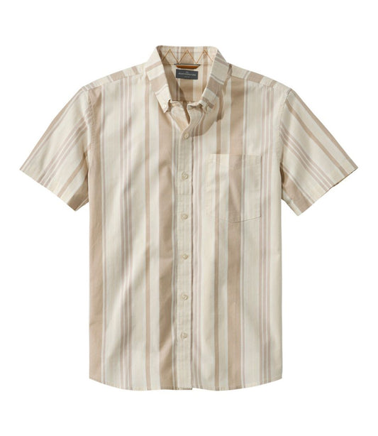 Men's Signature Stretch Poplin Shirt, Short-Sleeve, Slim Fit / L.L.Bean