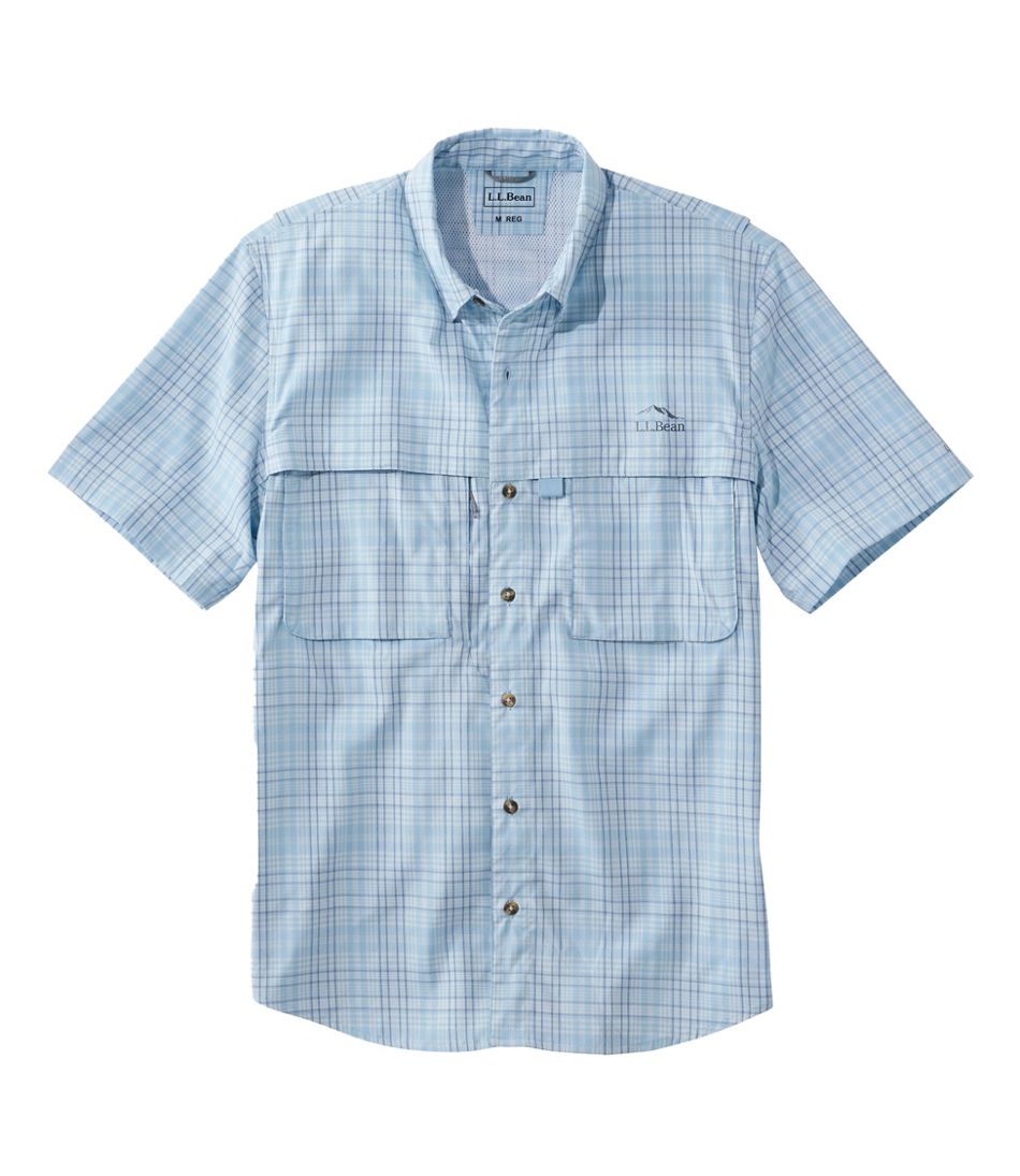 Men's Tropicwear Shirt, Plaid Short-Sleeve / L.L.Bean