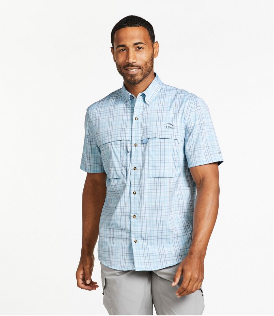 Men's Tropicwear Shirt, Plaid Short-Sleeve / L.L.Bean
