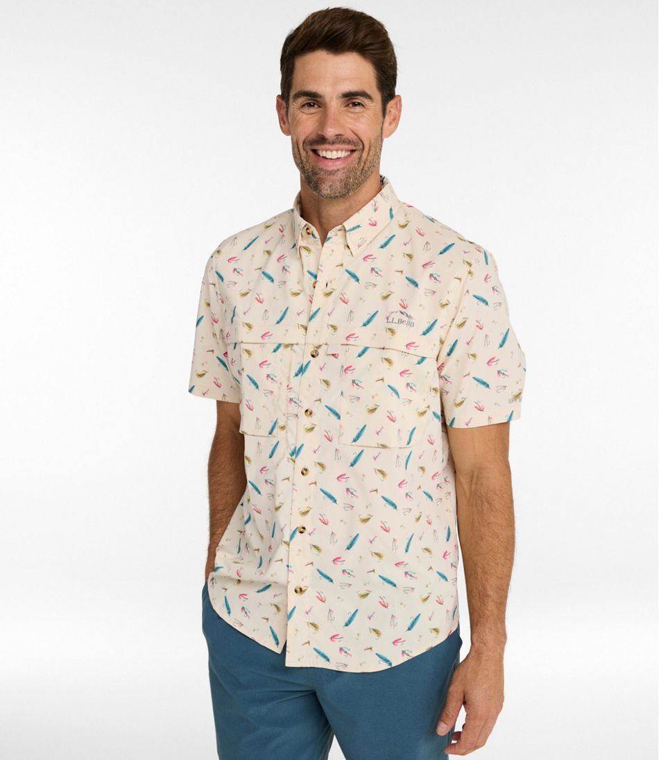 Men's Tropicwear Shirt, Short-Sleeve Print / L.L.Bean