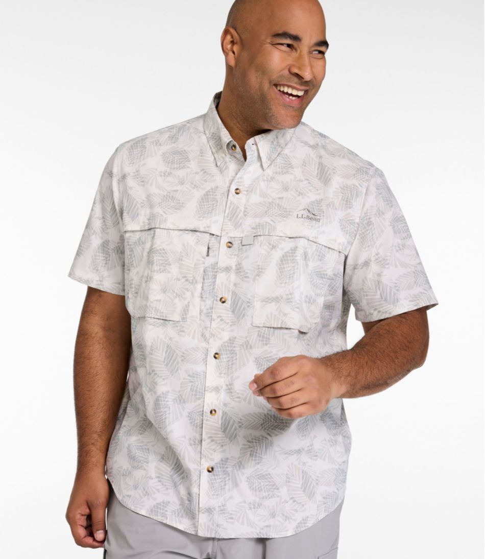 Men's Tropicwear Shirt, Short-Sleeve Print / L.L.Bean