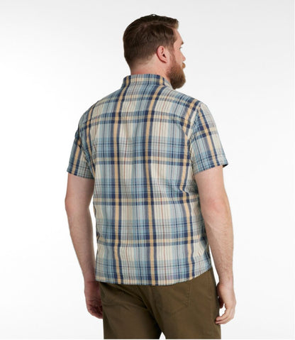 Men's Signature Seersucker Madras Shirt, Slightly Fitted, Short-Sleeve / L.L.Bean