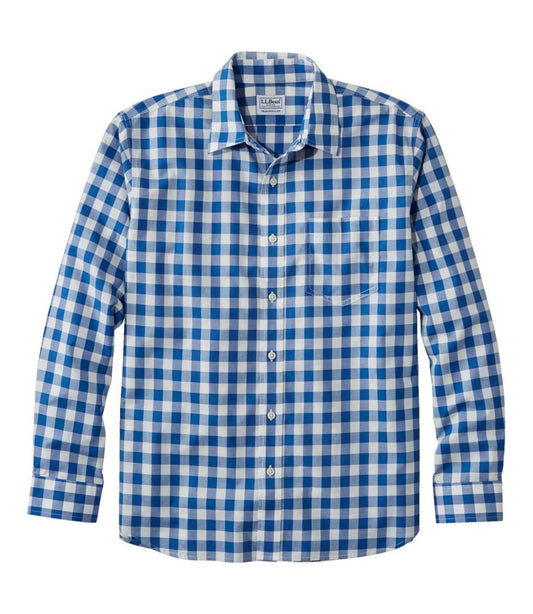 Men's Bean's Wrinkle-Free Everyday Shirt, Traditional Untucked Fit, Plaid, Long-Sleeve / L.L.Bean