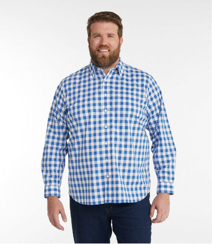 Men's Bean's Wrinkle-Free Everyday Shirt, Traditional Untucked Fit, Plaid, Long-Sleeve / L.L.Bean