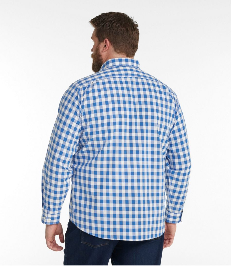 Men's Bean's Wrinkle-Free Everyday Shirt, Traditional Untucked Fit, Plaid, Long-Sleeve / L.L.Bean