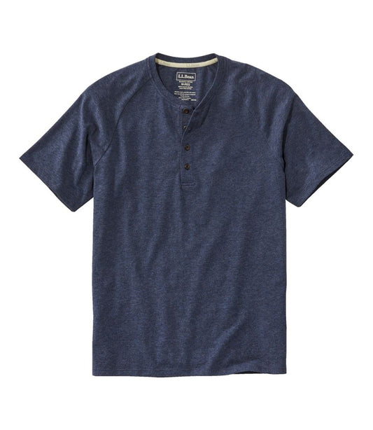 Men's Comfort Stretch Pima Tee Shirt, Short-Sleeve Henley / L.L.Bean