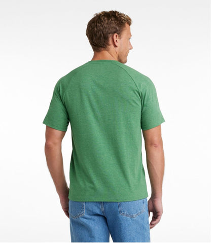 Men's Comfort Stretch Pima Tee Shirt, Short-Sleeve Henley / L.L.Bean