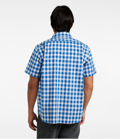 Men's Bean's Wrinkle-Free Everyday Shirt, Traditional Untucked Fit, Plaid, Short-Sleeve / L.L.Bean