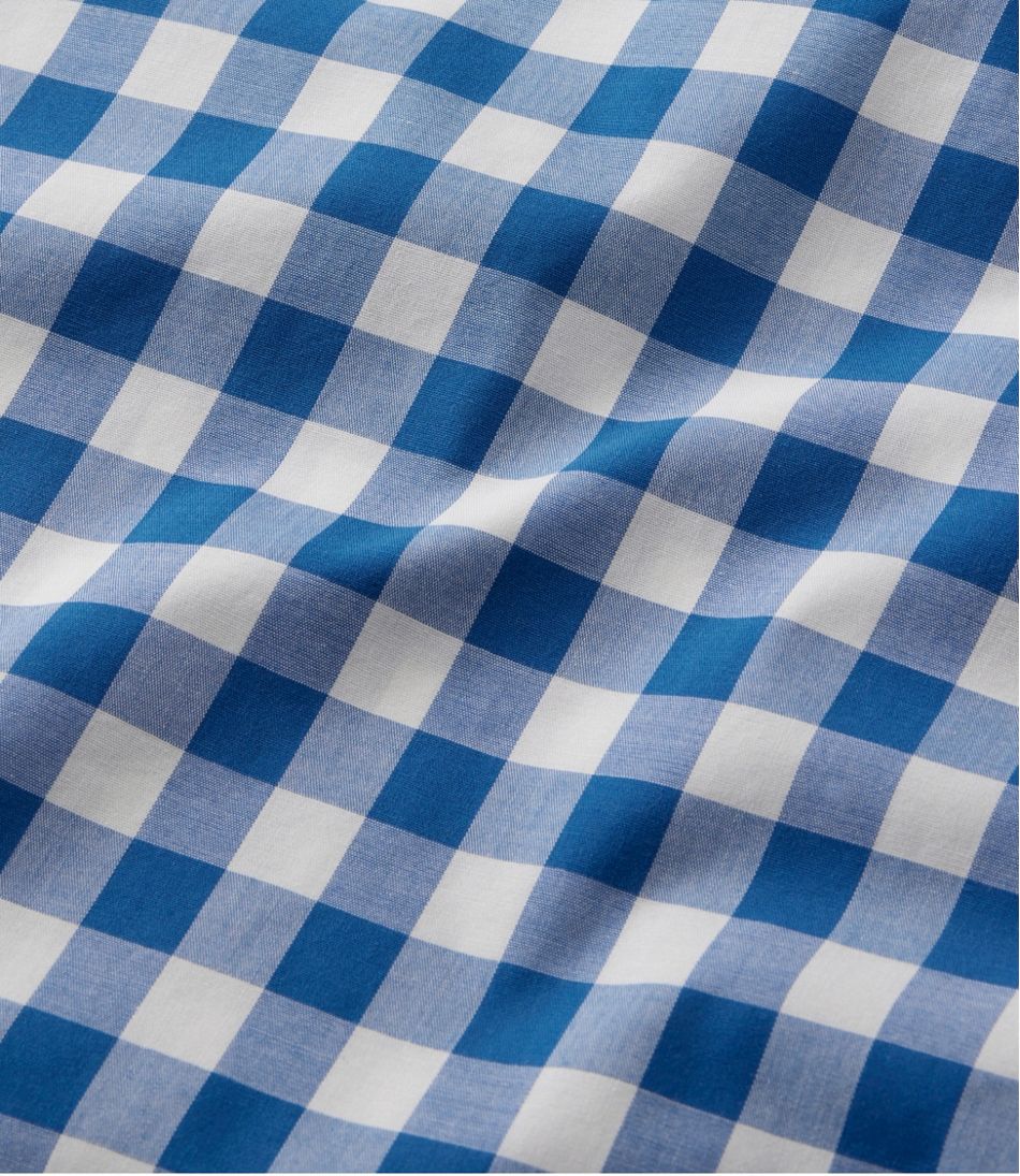 Men's Bean's Wrinkle-Free Everyday Shirt, Traditional Untucked Fit, Plaid, Short-Sleeve / L.L.Bean