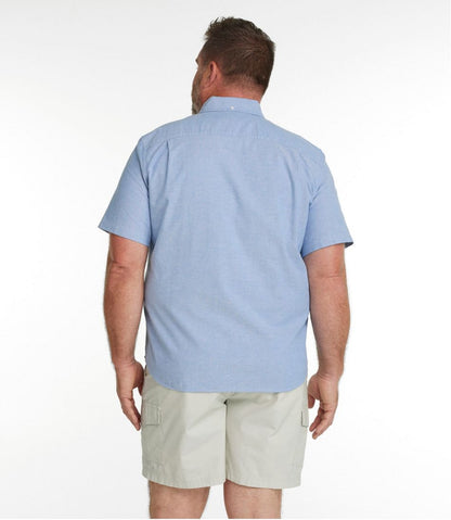 Men's Comfort Stretch® Oxford Shirt, Slightly Fitted Untucked Fit, Short-Sleeve / L.L.Bean