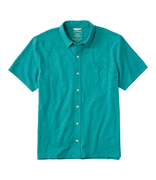 Men's Lakewashed Performance Shirts, Button-Front Shirt, Short-Sleeve / L.L.Bean
