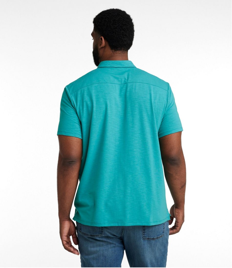 Men's Lakewashed Performance Shirts, Button-Front Shirt, Short-Sleeve / L.L.Bean