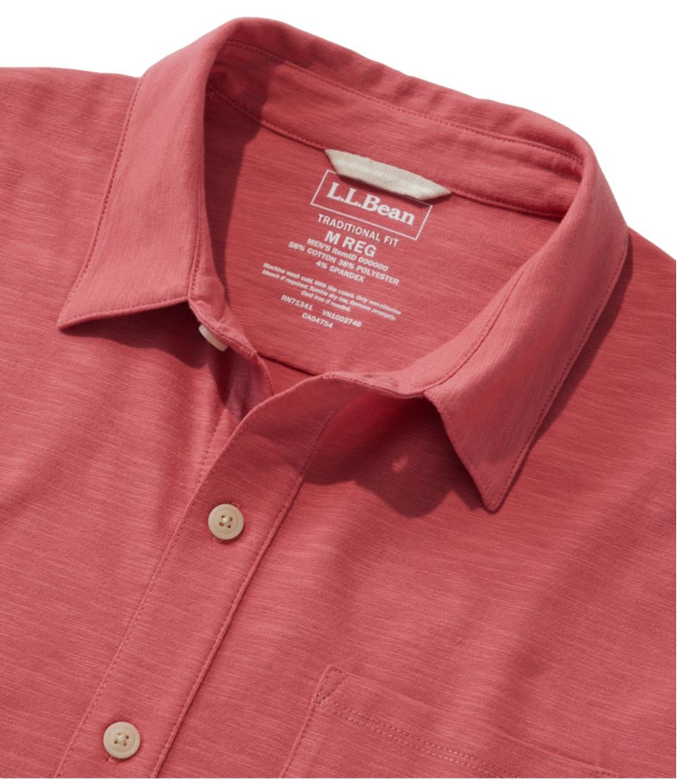 Men's Lakewashed Performance Shirts, Button-Front Shirt, Short-Sleeve / L.L.Bean